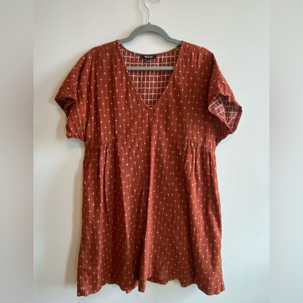 Madewell Rust Mini Dress